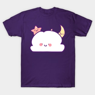 Cute Cloud Star and Moon T-Shirt